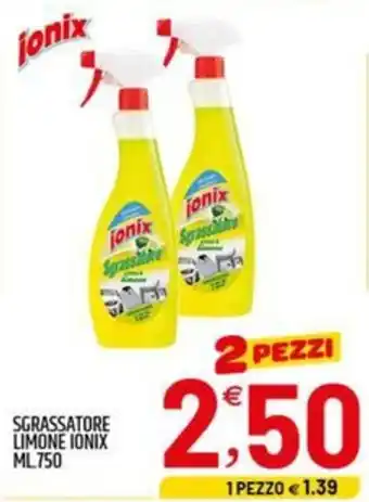 Sgrassatore limone IONIX