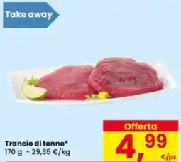 Eurospar Trancio di tonno offerta