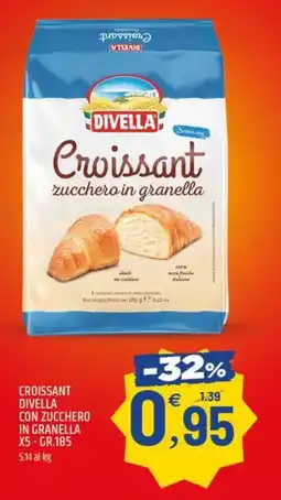 Ard Discount Croissant divella con zucchero in granella offerta