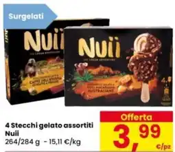Eurospar 4 Stecchi gelato Nuii offerta