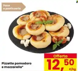Eurospar Pizzette pomodoro e mozzarella offerta