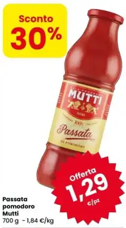 Eurospar Passata pomodoro Mutti offerta