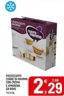 Ard Discount Pasticciotti cuore di mamma con crema e amarena offerta