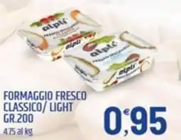 Ard Discount Alpli formaggio fresco classico/light offerta
