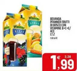 Ard Discount Bevanda pfanner frutti di bosco con vitamine B+C+E/ ACE offerta