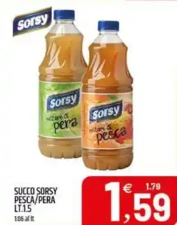 Ard Discount Succo sorsy pesca/pera offerta