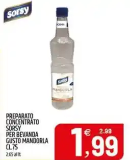 Ard Discount Preparato concentrato sorsy per bevanda gusto mandorla offerta