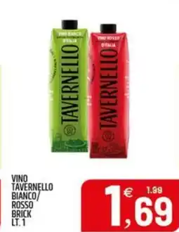 Ard Discount Vino tavernello bianco/ rosso brick offerta