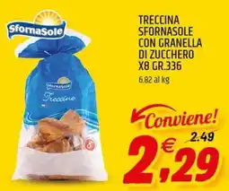 Ard Discount Treccina sfornasole con granella di zucchero offerta