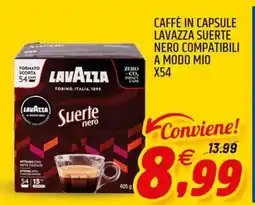 Ard Discount Caffè in capsule lavazza suerte nero compatibili a modo mio offerta