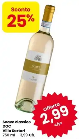 Eurospar Soave classico DOC Villa Sartori offerta