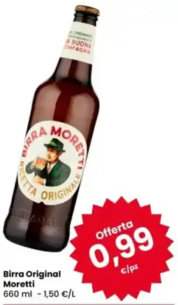 Eurospar Birra Original Moretti offerta