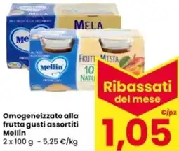 Eurospar Omogeneizzato alla frutta Mellin offerta