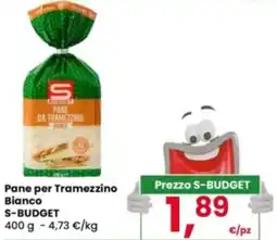 Eurospar Pane per Tramezzino Bianco S-BUDGET offerta