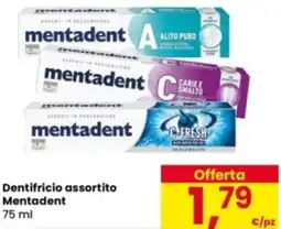 Eurospar Dentifricio Mentadent offerta