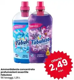 Eurospar Ammorbidente concentrato profumazioni Fabuloso offerta