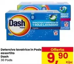 Eurospar Detersivo lavatrice in Pods Dash offerta