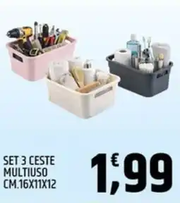 Ard Discount Set 3 ceste multiuso offerta