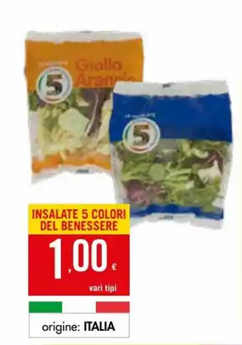 Tigros Insalata 5 Colori Del Benessere offerta