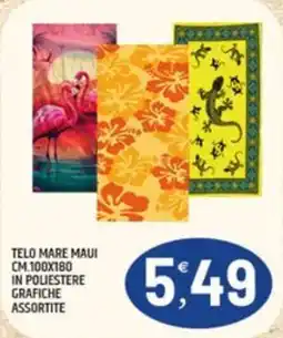 Ard Discount Telo mare maui in poliestere grafiche offerta