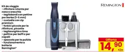 Eurospar Kit da viaggio Remington offerta