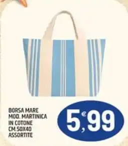 Ard Discount Borsa mare mod. martinica in cotone offerta