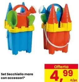 Eurospar Set Secchiello mare con accessori offerta