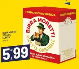Ard Discount Birra moretti vol.4.6% offerta