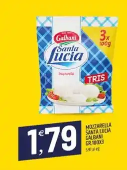 Ard Discount Mozzarella santa lucia GALBANI offerta