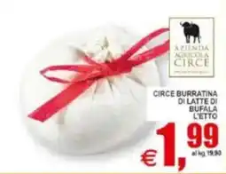 Pewex Circe burratina di latte di bufala offerta