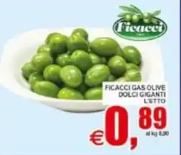 Pewex Ficacci gas olive dolci giganti offerta