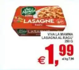 Pewex Viva la mamma lasagna al ragu offerta
