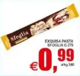 Pewex Exquisa pasta sfoglia offerta