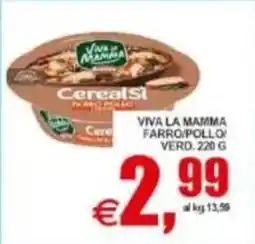 Pewex Viva la mamma farro/pollo verd. offerta