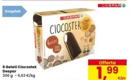 Eurospar 6 Gelati Ciocostek Despar offerta