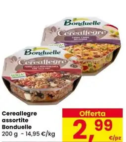 Despar Cereallegre assortite Bonduelle offerta