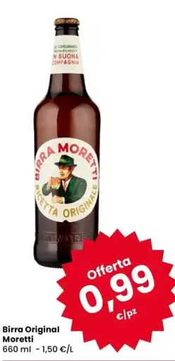 Despar Birra Original Moretti offerta