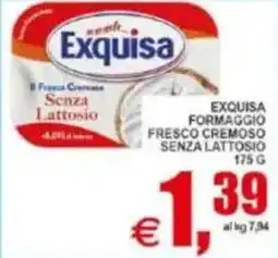Pewex Exquisa formaggio fresco cremoso senza lattosio offerta