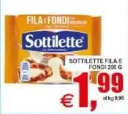 Pewex Sottilette fila e fondi offerta