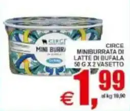 Pewex Circe miniburrata di latte di bufala offerta