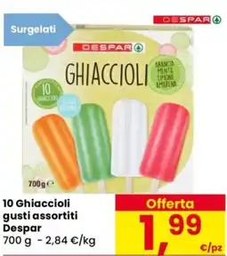 Despar 10 ghiaccioli Despar offerta