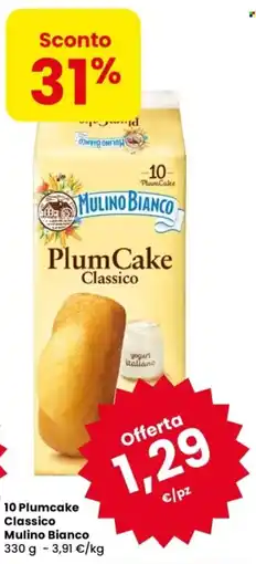 Despar 10 Plumcake Classico Mulino Bianco offerta