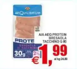Pewex Aia aeq protein bresaola tacchino offerta