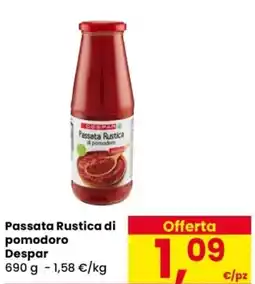 Despar Passata Rustica di pomodoro Despar offerta