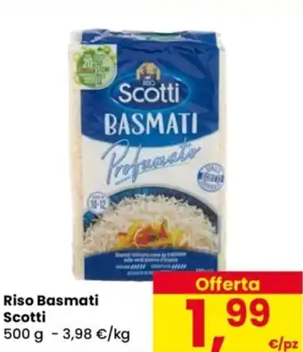 Despar Riso Basmati Scotti offerta