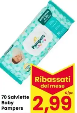 Despar 70 Salviette Baby Pampers offerta