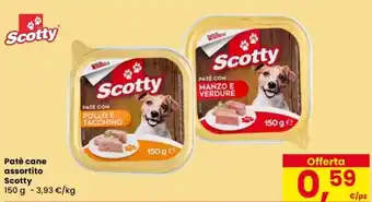 Despar Patè cane Scotty offerta