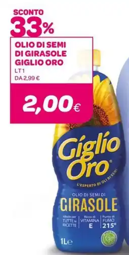Ekom Olio di semi di girasole GIGLIO ORO offerta