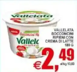 Pewex Vallelata bocconcini ripieni con crema di latte offerta