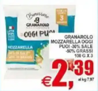 Pewex Granarolo mozzarella oggi puoi offerta